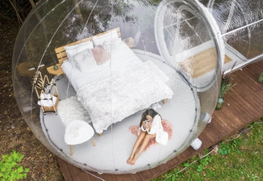 under the stars bubble tent